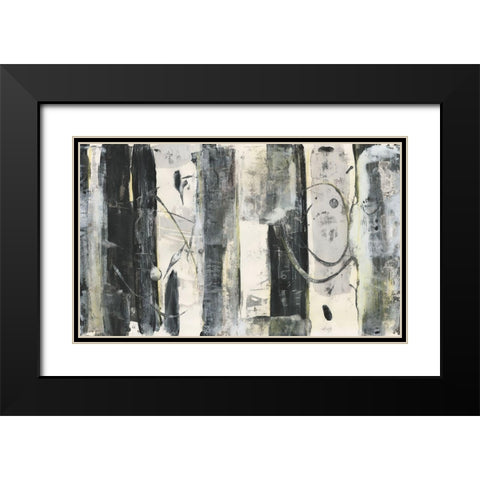 Standing Tall II Black Modern Wood Framed Art Print with Double Matting by Combs, Joyce