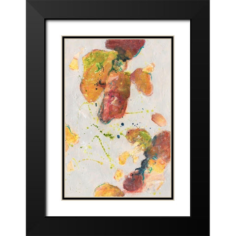Attracting Love II Black Modern Wood Framed Art Print with Double Matting by Combs, Joyce
