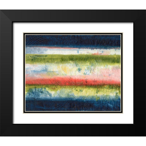 Natures Flag II Black Modern Wood Framed Art Print with Double Matting by Combs, Joyce
