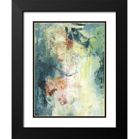 Natures Elements I Black Modern Wood Framed Art Print with Double Matting by Combs, Joyce