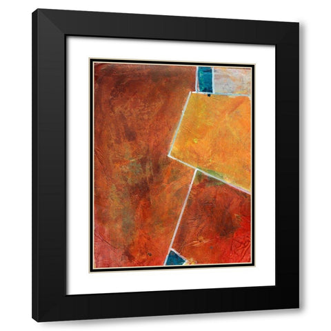 Primary Connection I Black Modern Wood Framed Art Print with Double Matting by Combs, Joyce