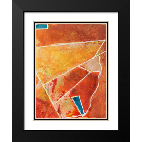 Primary Connection III Black Modern Wood Framed Art Print with Double Matting by Combs, Joyce