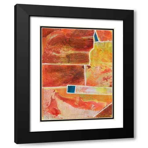 Primary Connection IV Black Modern Wood Framed Art Print with Double Matting by Combs, Joyce