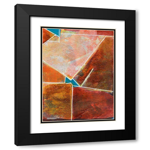 Primary Connection VIII Black Modern Wood Framed Art Print with Double Matting by Combs, Joyce
