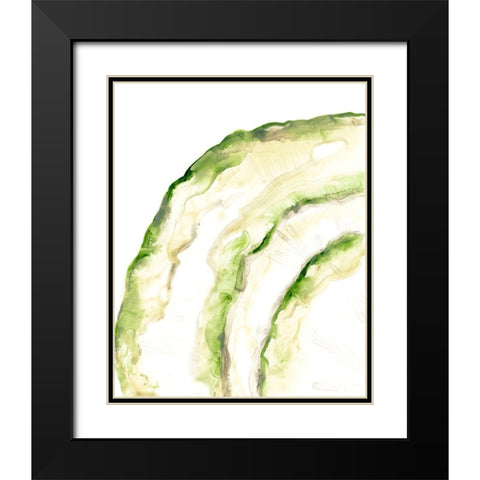 Lichen Halo I Black Modern Wood Framed Art Print with Double Matting by Vess, June Erica