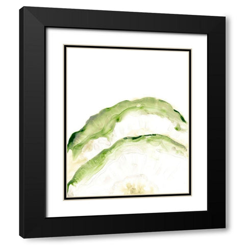 Lichen Halo II Black Modern Wood Framed Art Print with Double Matting by Vess, June Erica