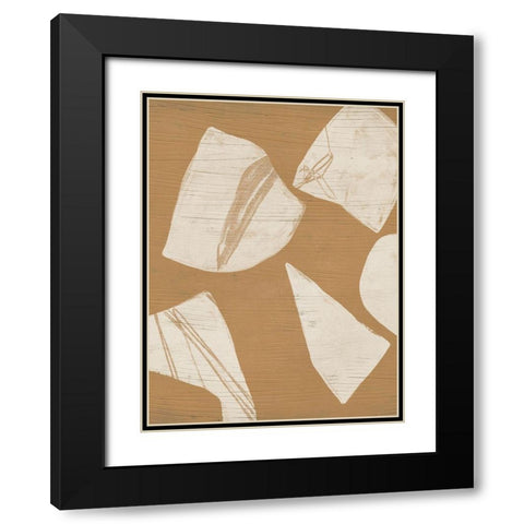 Piecemeal I Black Modern Wood Framed Art Print with Double Matting by Vess, June Erica