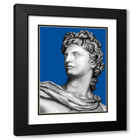 Custom Ornate Sculpture II Black Modern Wood Framed Art Print with Double Matting by Ethan Harper