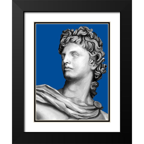 Custom Ornate Sculpture II Black Modern Wood Framed Art Print with Double Matting by Ethan Harper