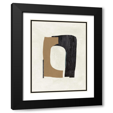 Cardboard Cutouts I Black Modern Wood Framed Art Print with Double Matting by Wang, Melissa