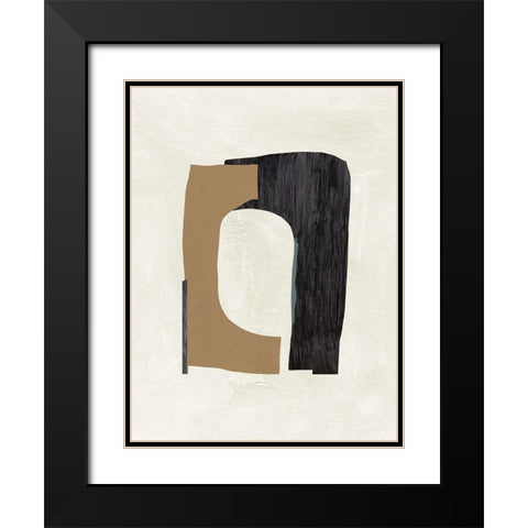 Cardboard Cutouts I Black Modern Wood Framed Art Print with Double Matting by Wang, Melissa