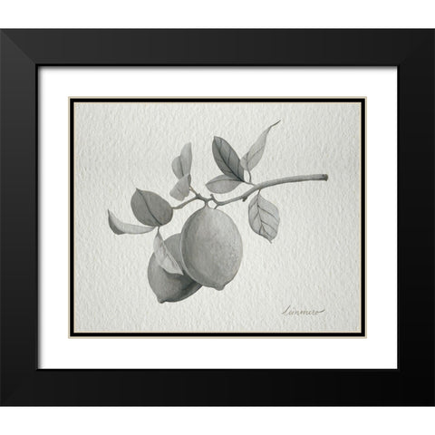 Limonero I Black Modern Wood Framed Art Print with Double Matting by Popp, Grace