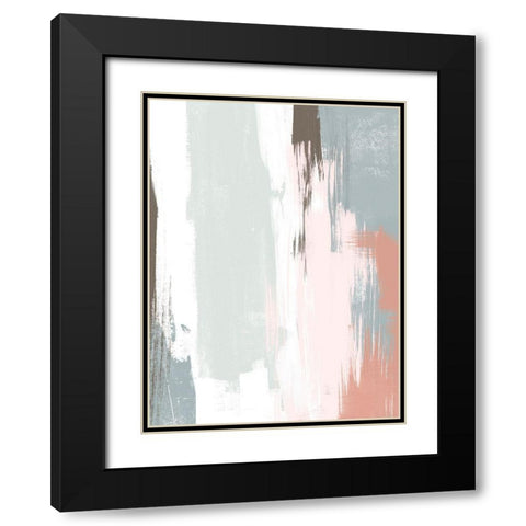 Sandstone Peel III Black Modern Wood Framed Art Print with Double Matting by Vess, June Erica