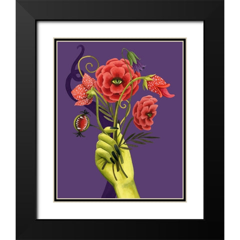 Monstrous Plants I Black Modern Wood Framed Art Print with Double Matting by Popp, Grace