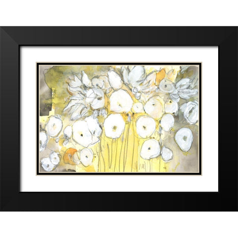 Heirloom Treasure II Black Modern Wood Framed Art Print with Double Matting by Dixon, Samuel