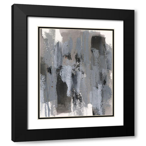 Loft Pastel IV Black Modern Wood Framed Art Print with Double Matting by Dixon, Samuel