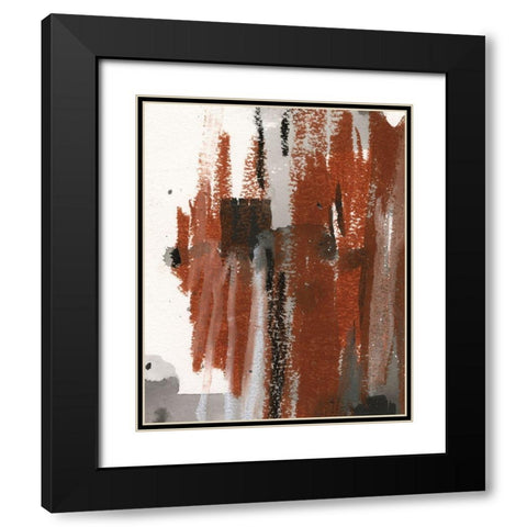 Loft Pastel V Black Modern Wood Framed Art Print with Double Matting by Dixon, Samuel
