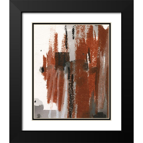 Loft Pastel V Black Modern Wood Framed Art Print with Double Matting by Dixon, Samuel