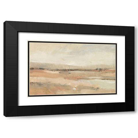 Earth Tone Landscape I Black Modern Wood Framed Art Print with Double Matting by OToole, Tim