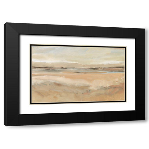 Earth Tone Landscape II Black Modern Wood Framed Art Print with Double Matting by OToole, Tim