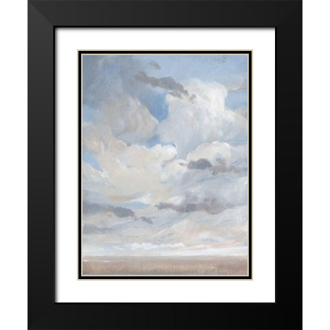 Sky Blue I Black Modern Wood Framed Art Print with Double Matting by OToole, Tim