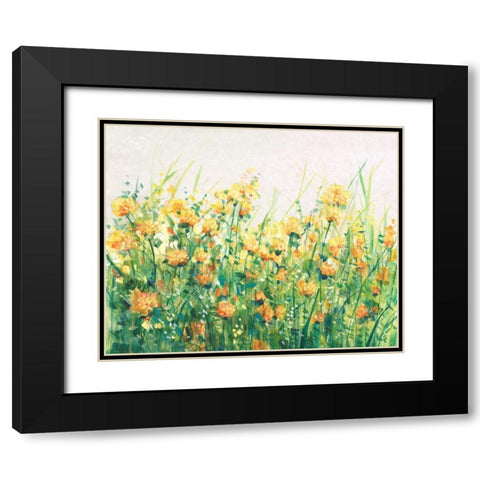 Garden in Bloom IV Black Modern Wood Framed Art Print with Double Matting by OToole, Tim