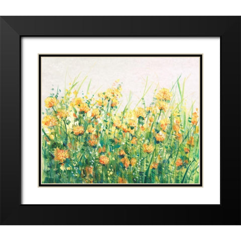 Garden in Bloom IV Black Modern Wood Framed Art Print with Double Matting by OToole, Tim