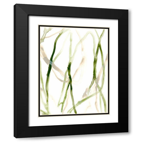 Runnel VIII Black Modern Wood Framed Art Print with Double Matting by Vess, June Erica
