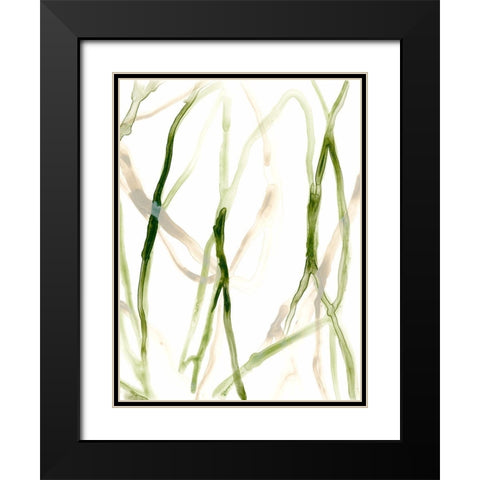 Runnel VIII Black Modern Wood Framed Art Print with Double Matting by Vess, June Erica