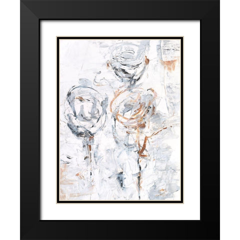 Spring Wildflowers I Black Modern Wood Framed Art Print with Double Matting by Harper, Ethan