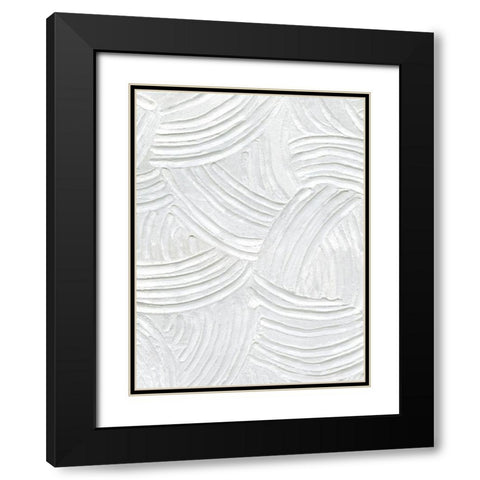 Sandstone Grooves I Black Modern Wood Framed Art Print with Double Matting by Caroline, Emma
