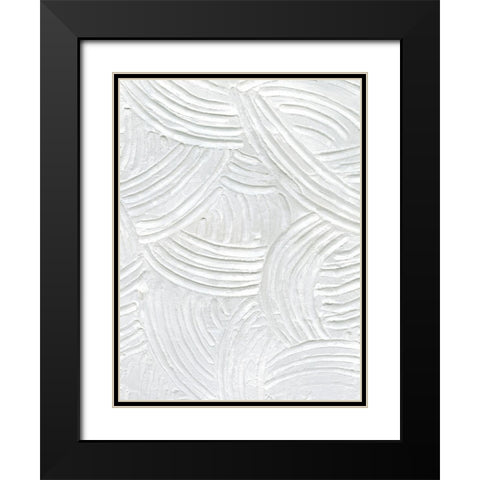 Sandstone Grooves II Black Modern Wood Framed Art Print with Double Matting by Caroline, Emma
