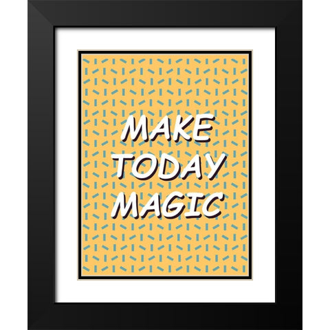 Shining Day I Black Modern Wood Framed Art Print with Double Matting by Wang, Melissa
