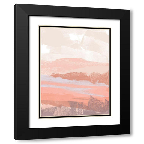 Dusty Desert I Black Modern Wood Framed Art Print with Double Matting by Vess, June Erica
