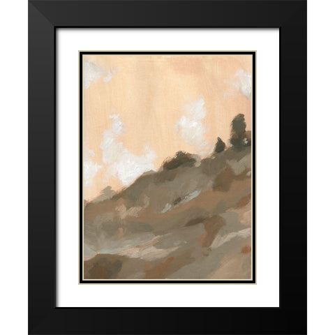 Hillside Walking Path III Black Modern Wood Framed Art Print with Double Matting by Green, Jacob