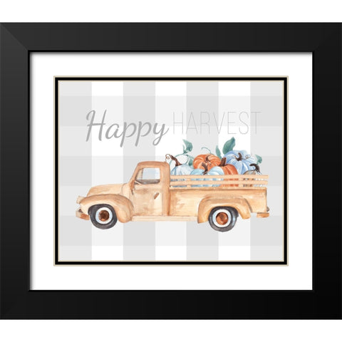 Happy Harvest I Black Modern Wood Framed Art Print with Double Matting by Warren, Annie