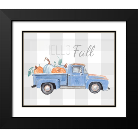 Happy Harvest II Black Modern Wood Framed Art Print with Double Matting by Warren, Annie