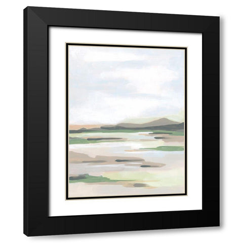 Mesa Verde II Black Modern Wood Framed Art Print with Double Matting by Vess, June Erica