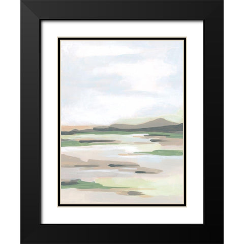 Mesa Verde II Black Modern Wood Framed Art Print with Double Matting by Vess, June Erica