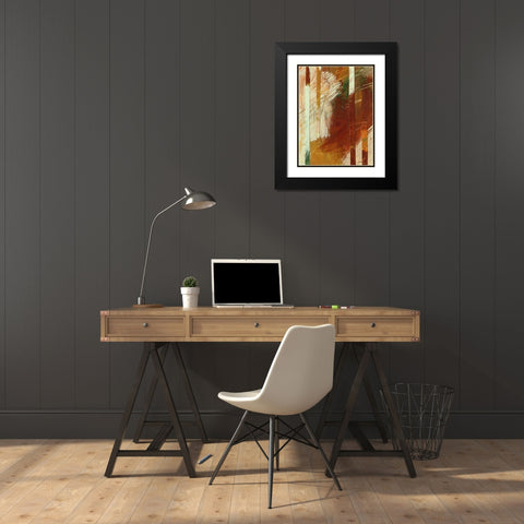 Wheaten I Black Modern Wood Framed Art Print with Double Matting by Moore, Regina
