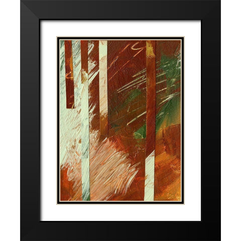 Wheaten II Black Modern Wood Framed Art Print with Double Matting by Moore, Regina