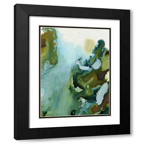 Water and Earth I Black Modern Wood Framed Art Print with Double Matting by Popp, Grace