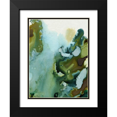 Water and Earth I Black Modern Wood Framed Art Print with Double Matting by Popp, Grace