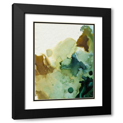 Water and Earth II Black Modern Wood Framed Art Print with Double Matting by Popp, Grace