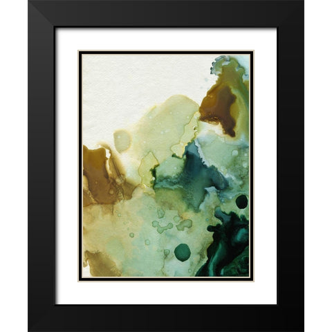 Water and Earth II Black Modern Wood Framed Art Print with Double Matting by Popp, Grace