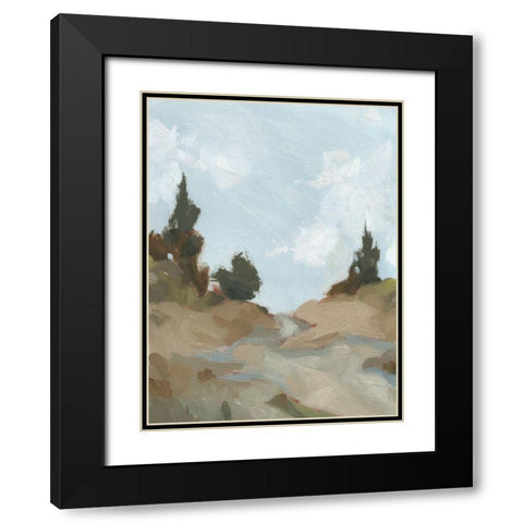 West Fork Hiking Trail I Black Modern Wood Framed Art Print with Double Matting by Green, Jacob