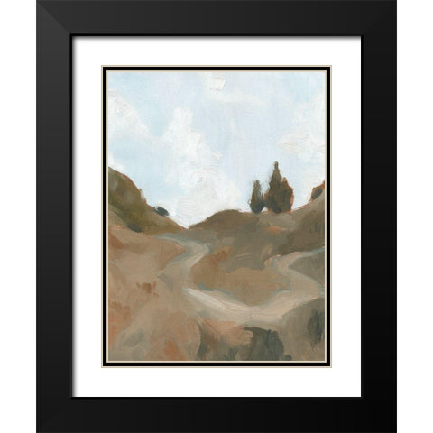 West Fork Hiking Trail III Black Modern Wood Framed Art Print with Double Matting by Green, Jacob