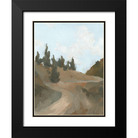 West Fork Hiking Trail IV Black Modern Wood Framed Art Print with Double Matting by Green, Jacob