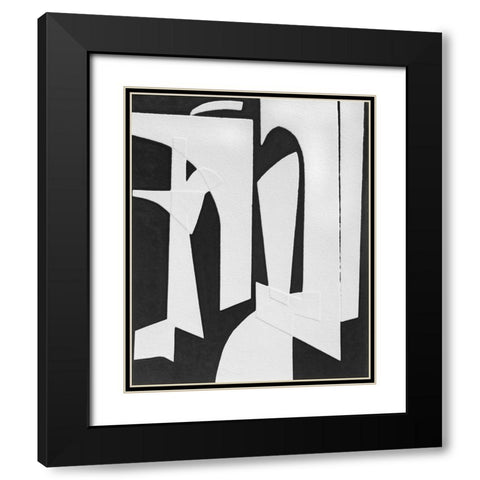 Spanish Arches II Black Modern Wood Framed Art Print with Double Matting by Delamater, Rob