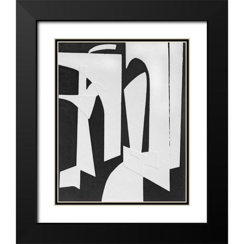 Spanish Arches II Black Modern Wood Framed Art Print with Double Matting by Delamater, Rob